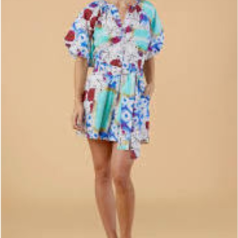Floral Multicolor Romper